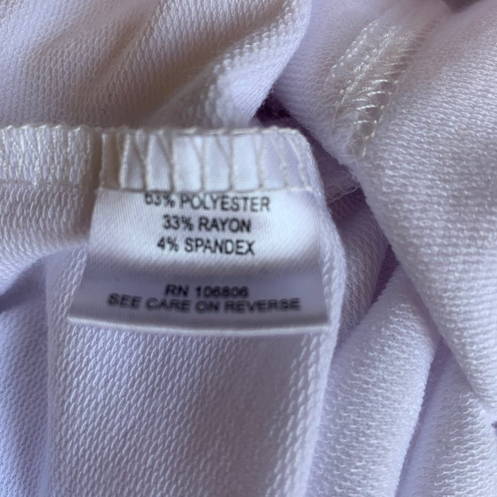 EMILY DANIELS WHITE KNIT PULL ON PANTS NWT - Picture 8 of 9